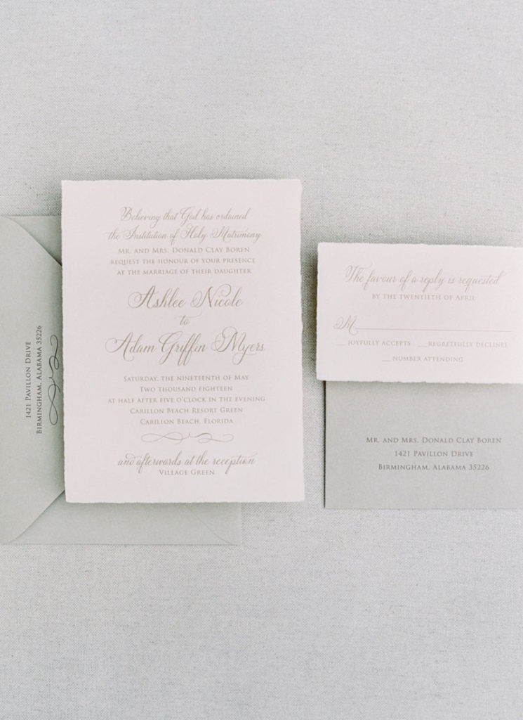 Weddings- Contemporary Invitations – Annabelle's