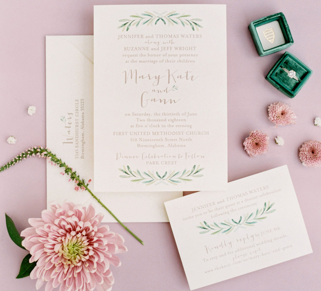 Weddings- Contemporary Invitations – Annabelle's